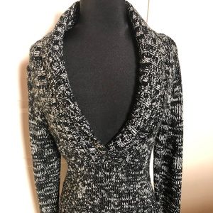 Black/White/Silver Sweater